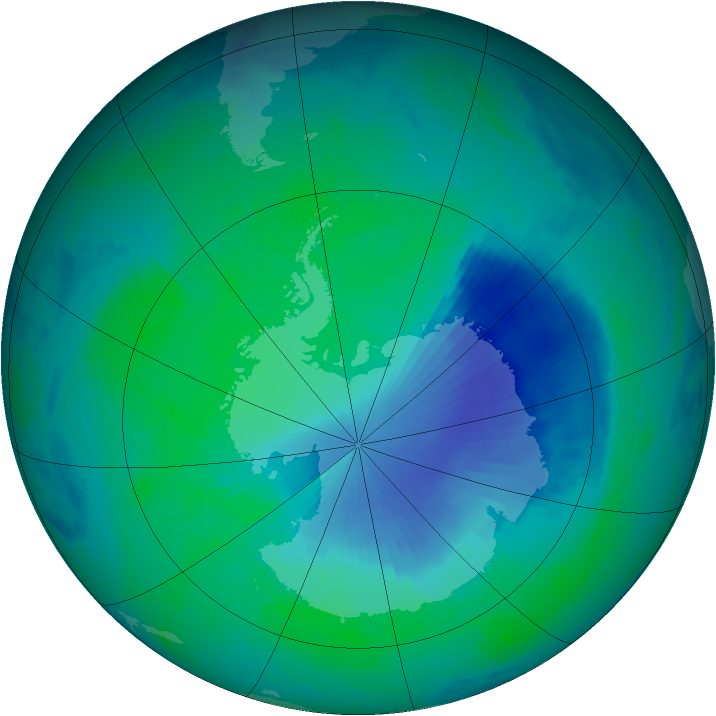 Ozone Map 1999-12-24